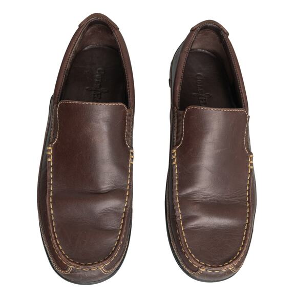 Men\'s Classic Brown Leather Cole Haan Tucker Venetian Slip On Loafers - 7.5M main image 4